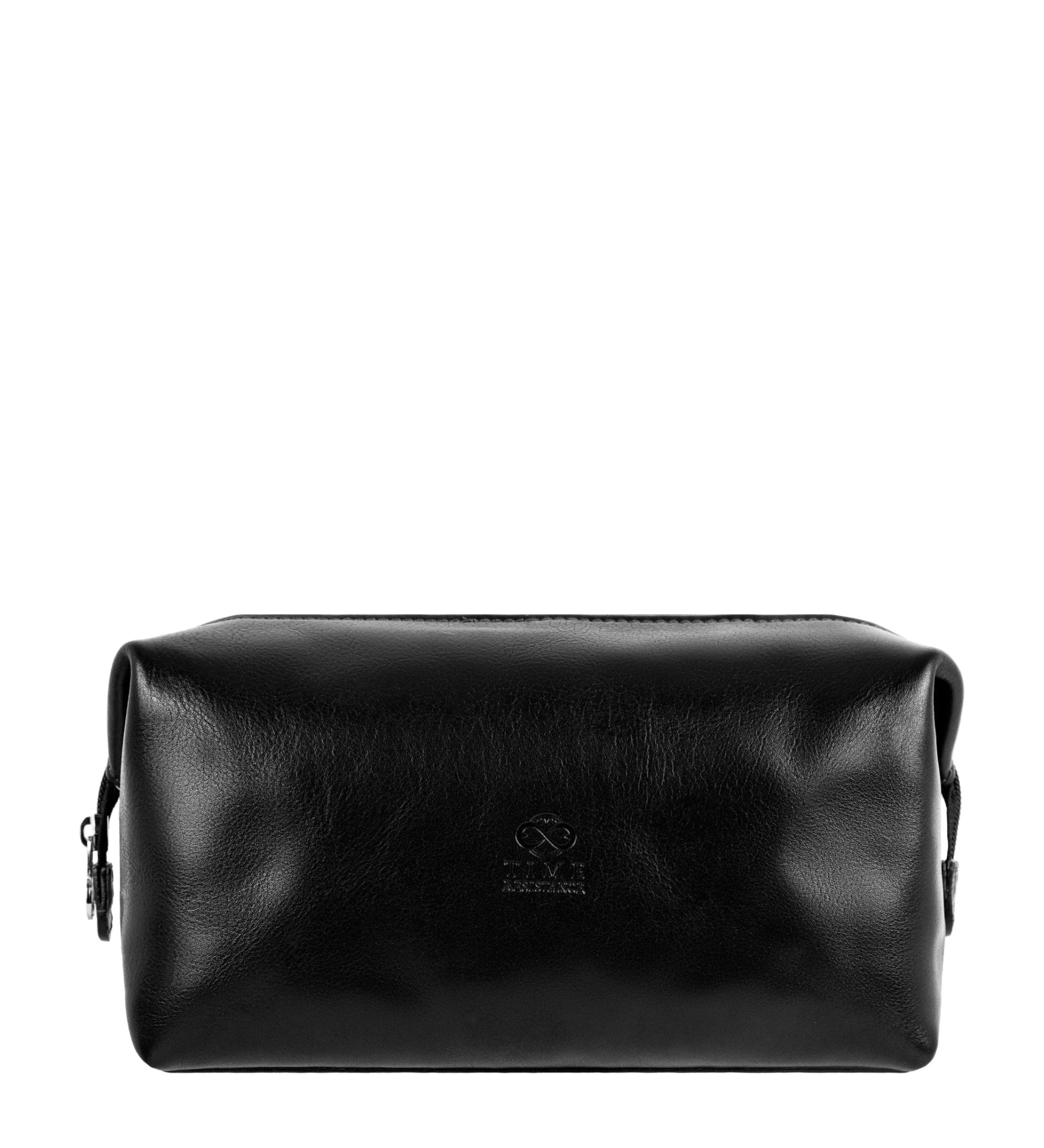 Small Leather Toiletry Bag - Four Past Midnight