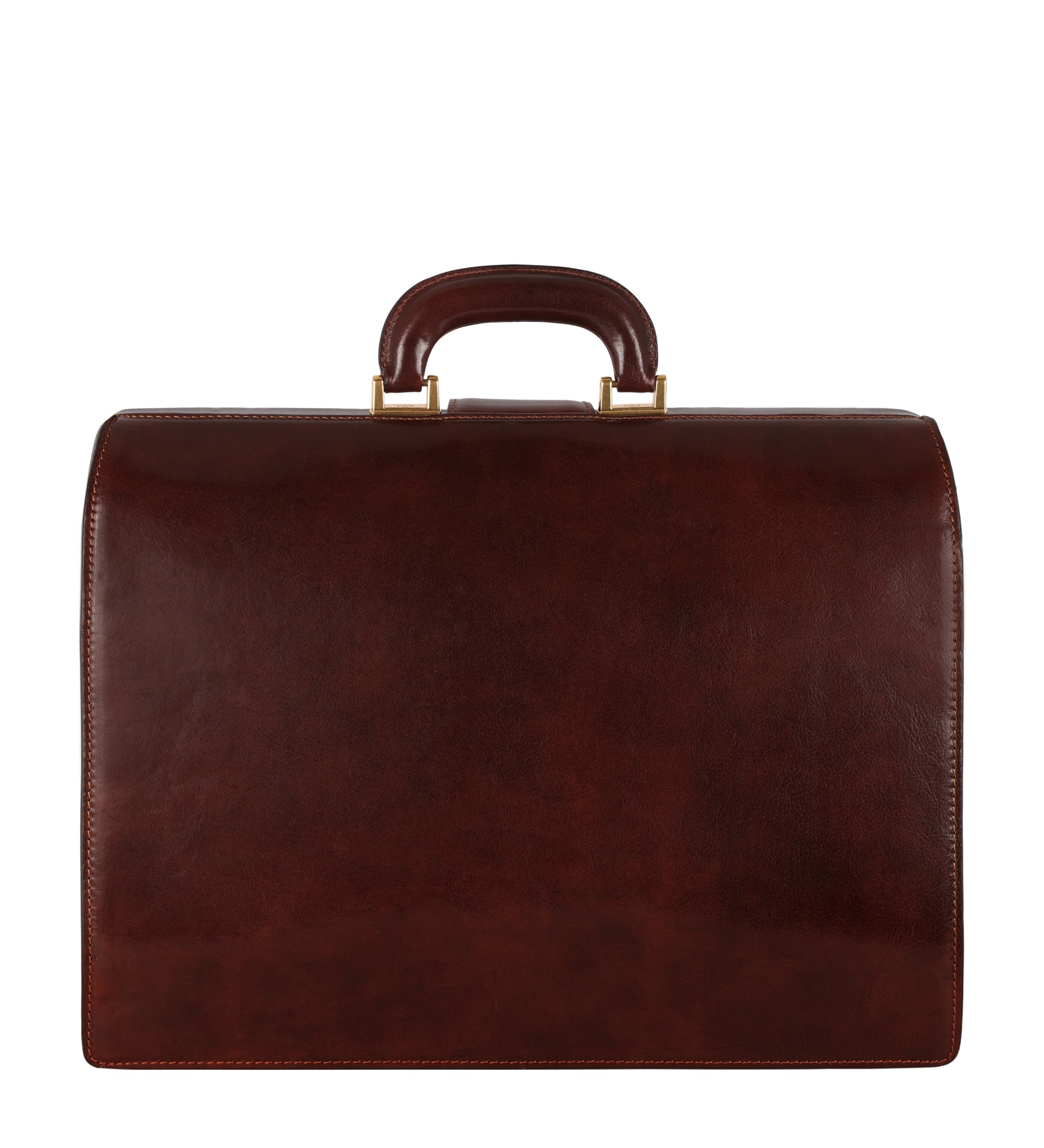 Large Full Grain Italian Leather Briefcase - The Firm