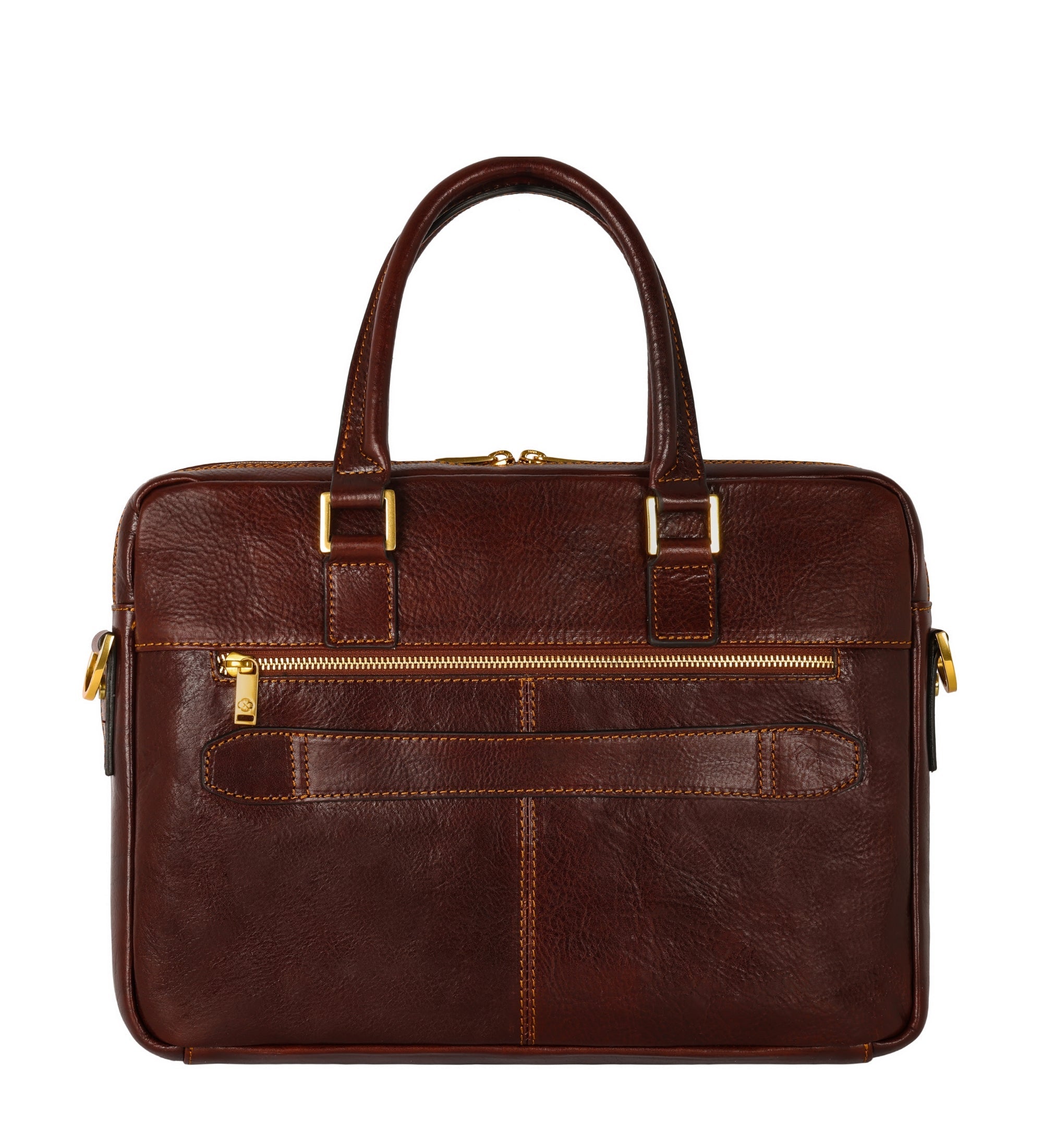 Time Resistance Leather Briefcase Laptop Bag - Orlando - Frederic