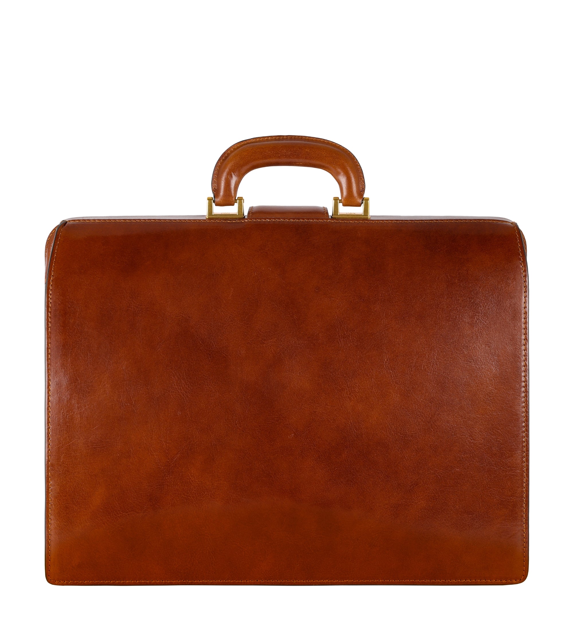 Large Full Grain Italian Leather Briefcase - The Firm