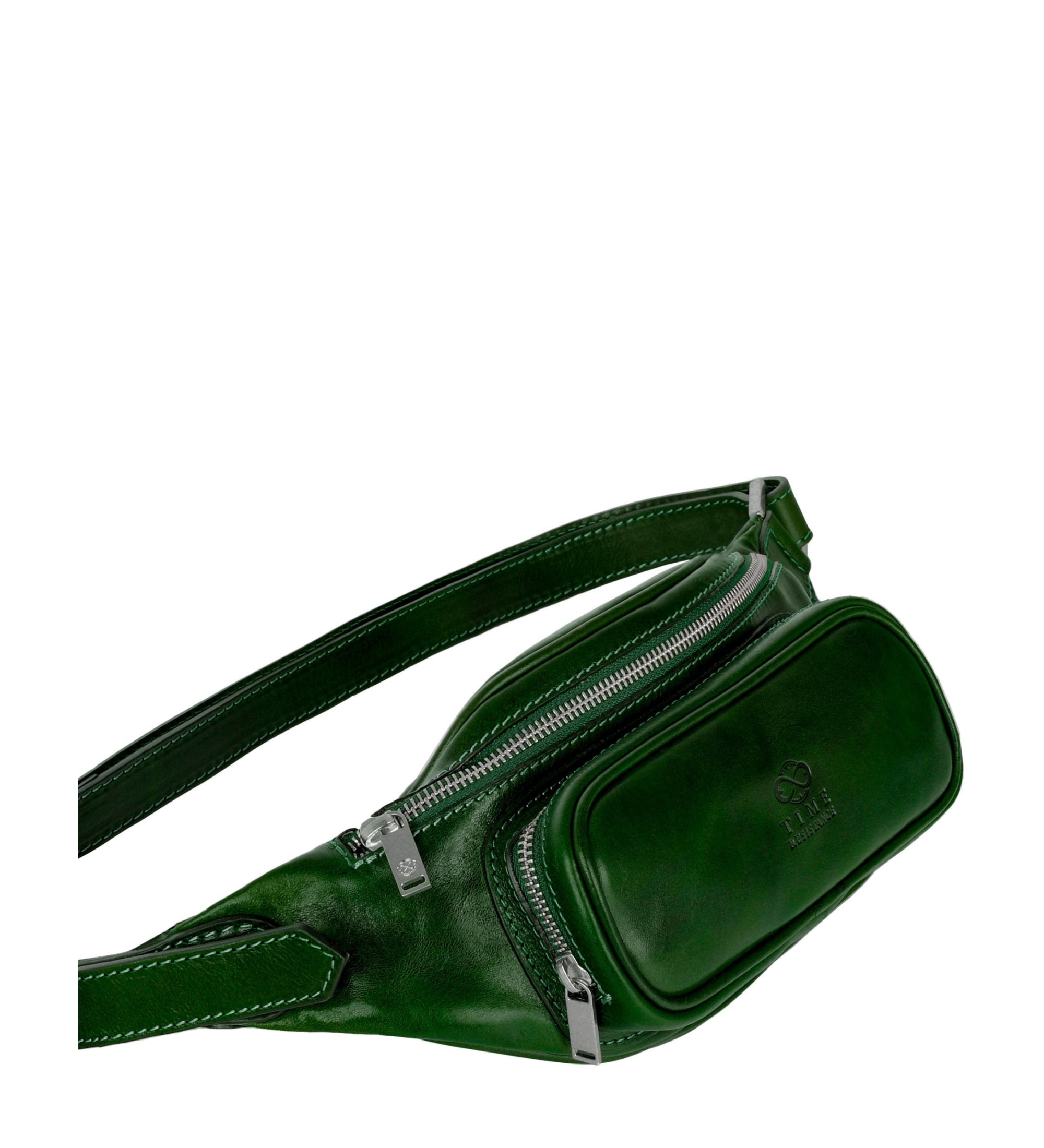 Full Grain Italian Leather Fanny Pack Belly Bag / Bum Bag - Independent People