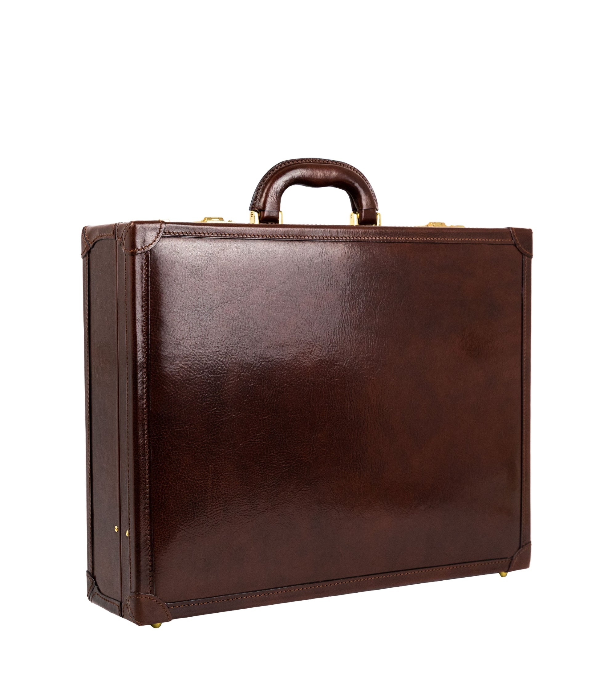 Small Leather Attach Case Briefcase - The House of Mirth