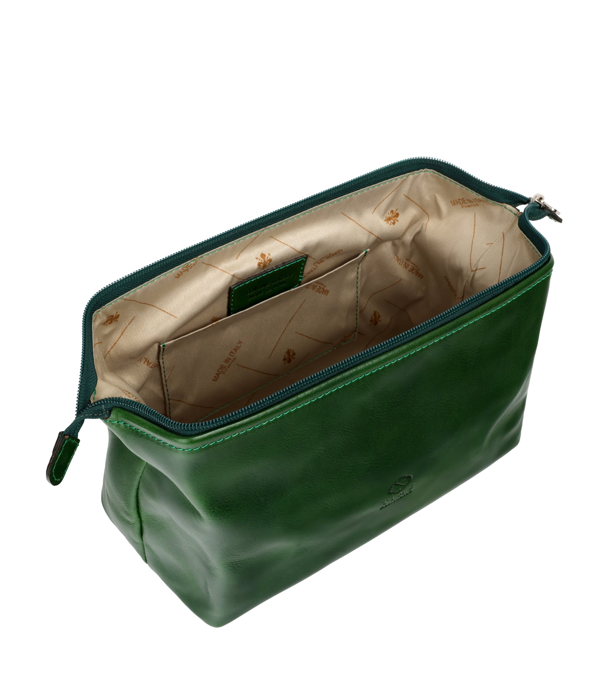 Small Leather Toiletry Bag - Four Past Midnight