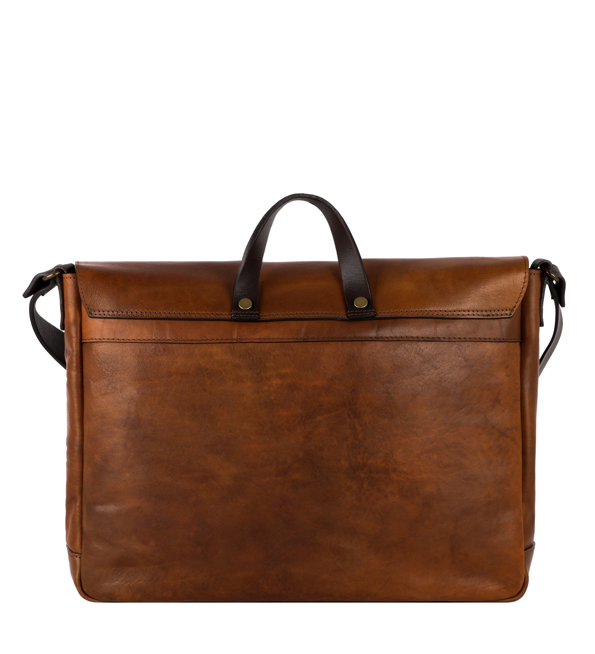 Large Full Grain Italian Leather Messenger Bag - I Capture the Castle