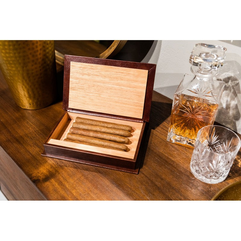 Leather Cigar Box, Cigar Case - Howards End