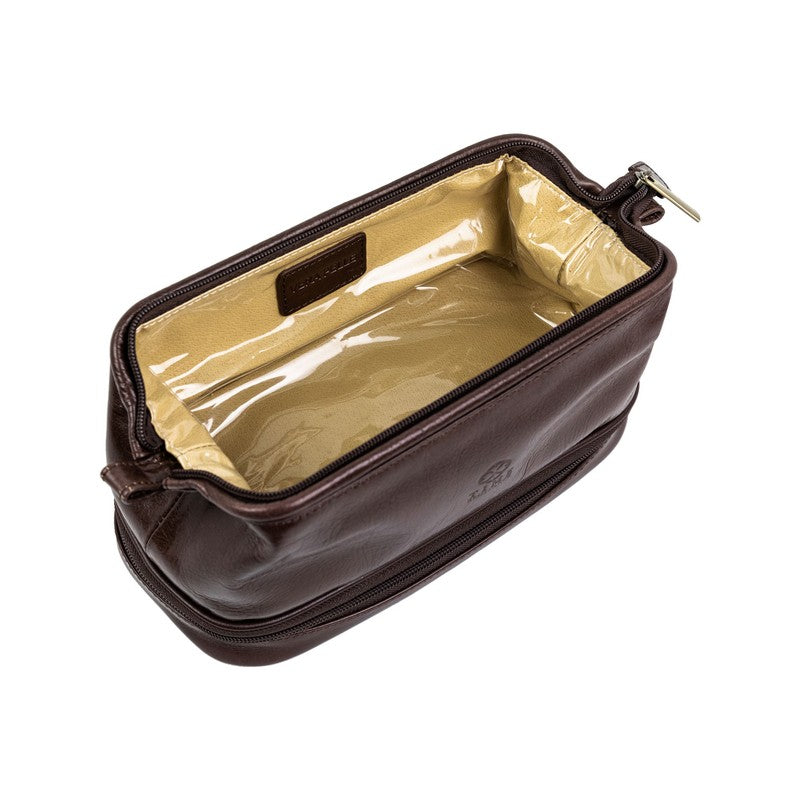 Leather Toiletry Bag, Waterproof - Midnight's Children