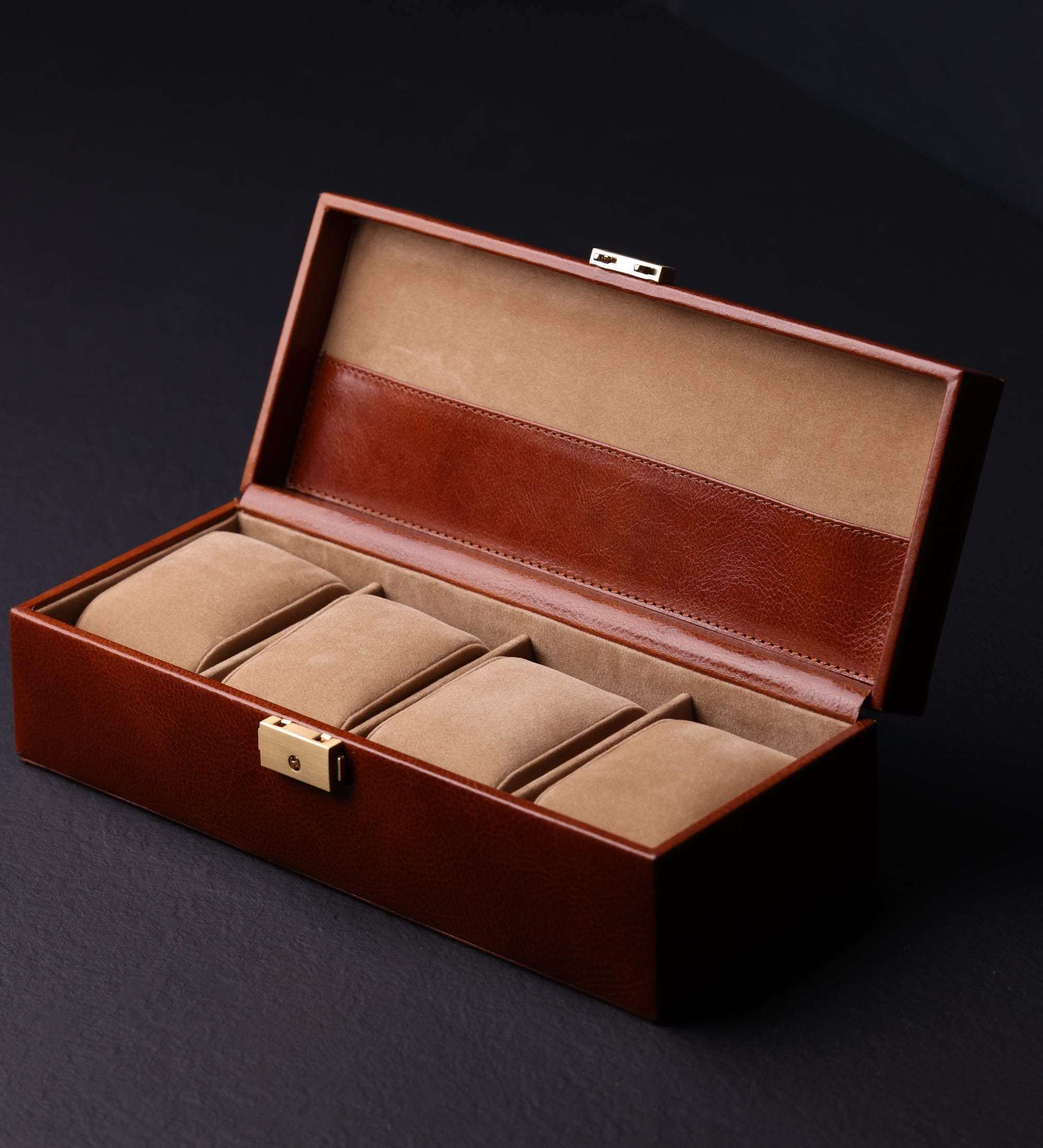 Leather Watch Box, Watch Organiser - Herzog