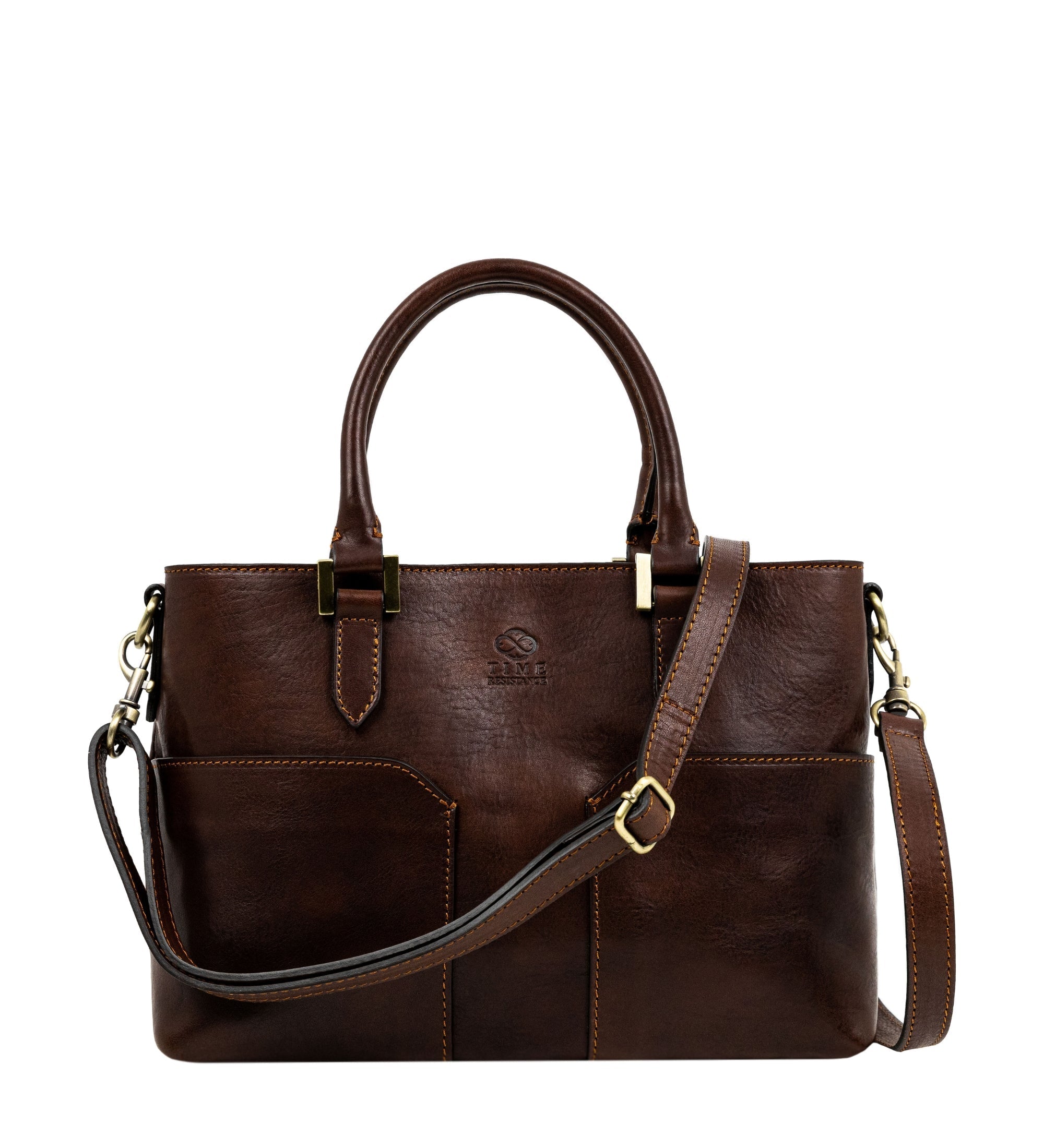 Full Grain Italian Leather Handbag Shoulder Bag - Camilla