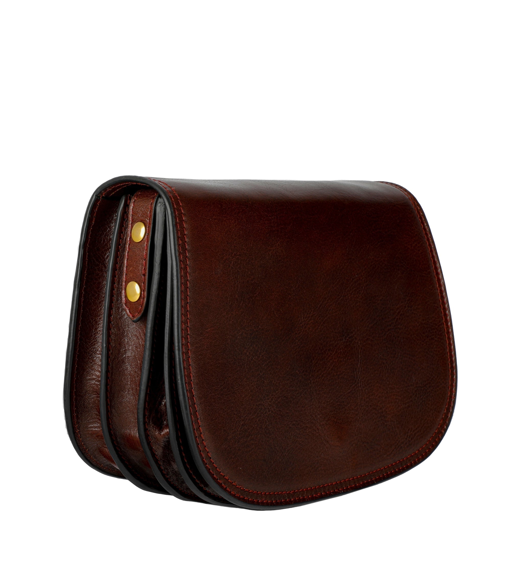 Full Grain Italian Leather - Ladies Leather Cross Body Bag - Moonfleet