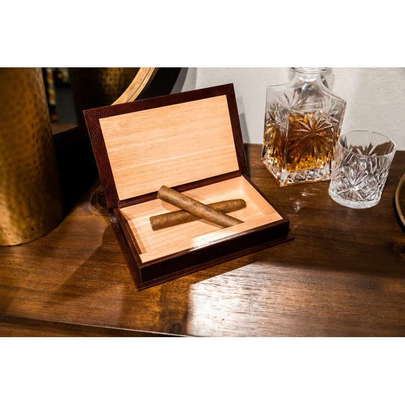 Leather Cigar Box, Cigar Case - Howards End