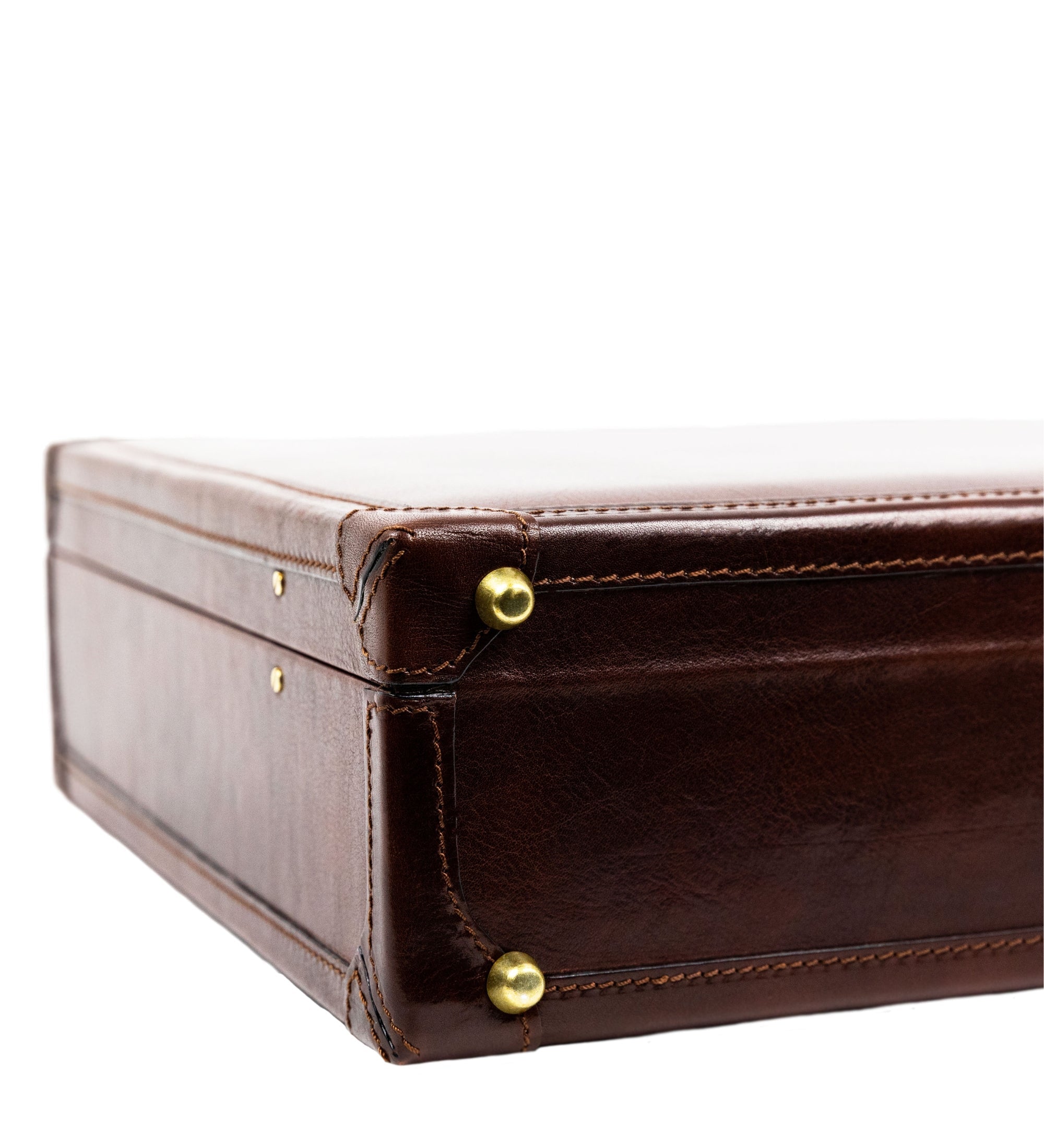 Small Leather Attach Case Briefcase - The House of Mirth