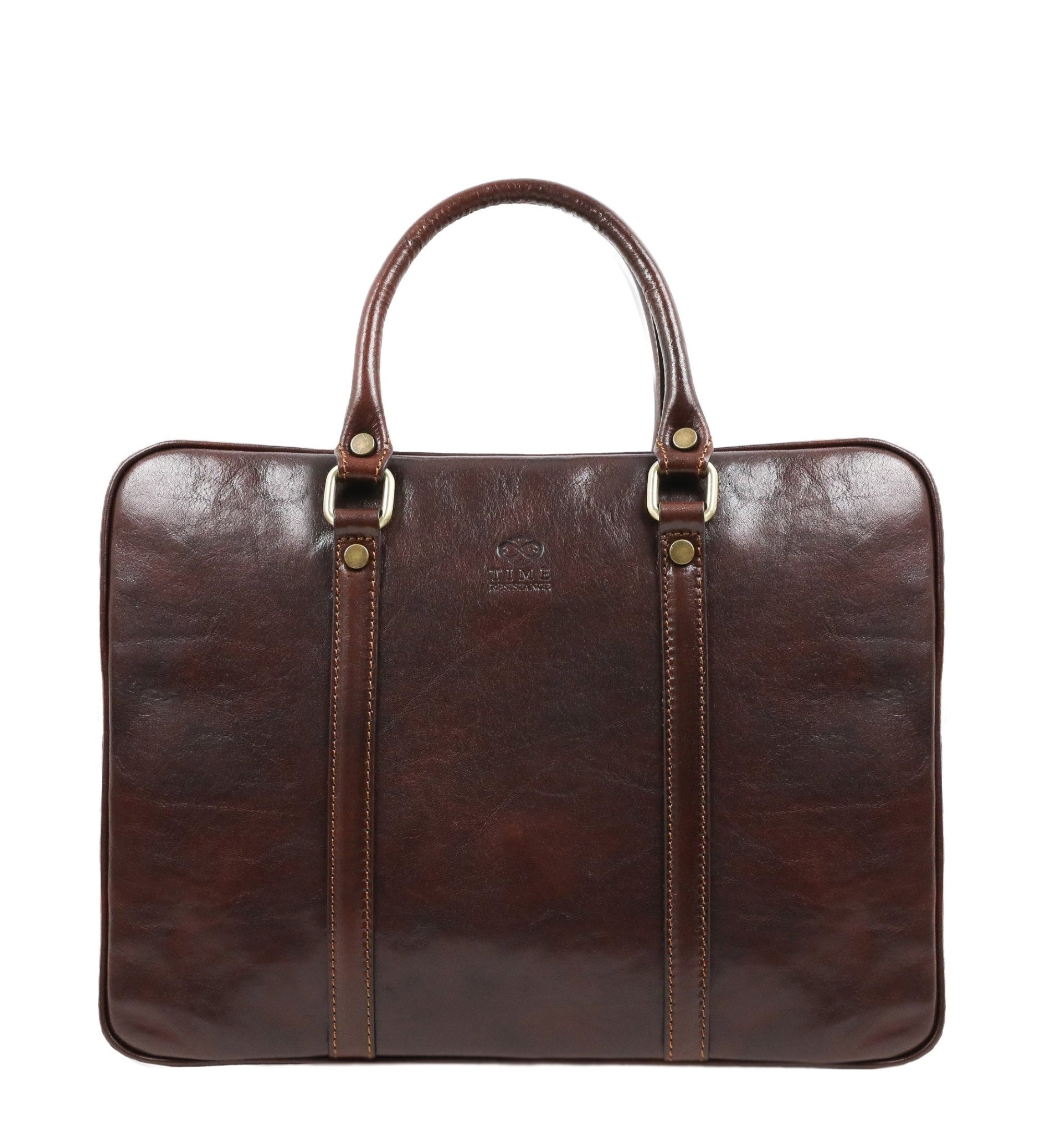 Full Grain Italian Leather Laptop Bag - The Hobbit