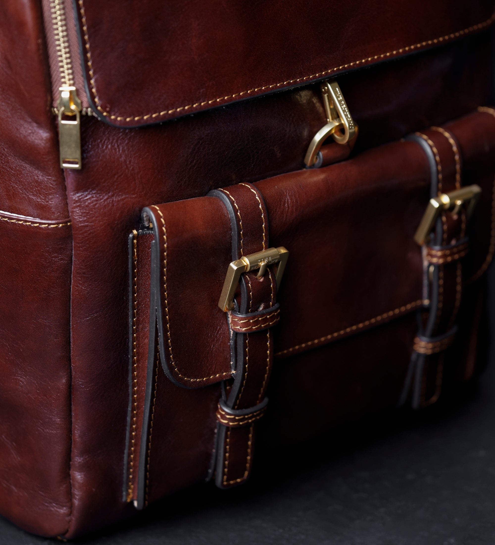 city odyssey leather backpack Large Leather Backpack