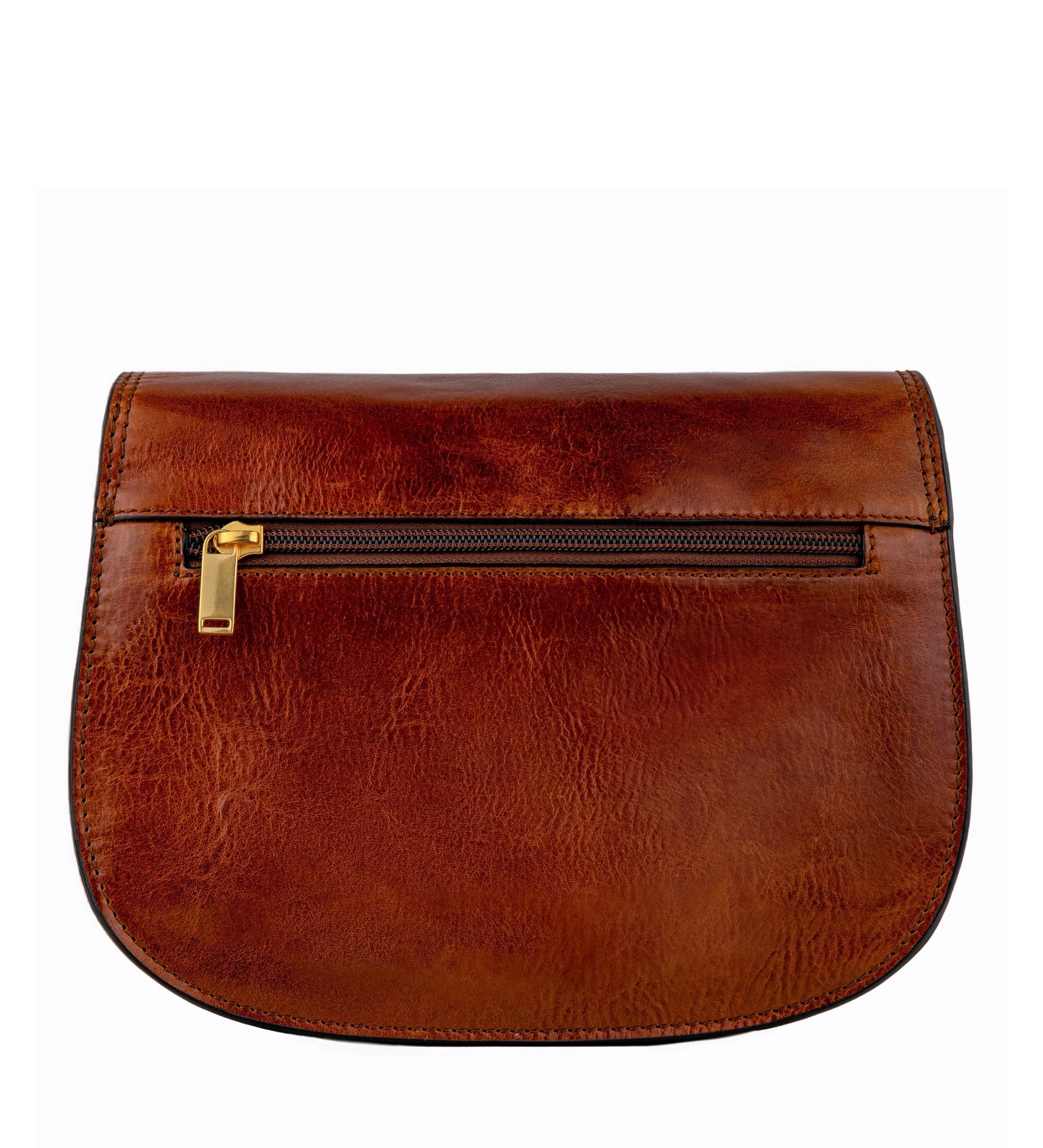 Full Grain Italian Leather - Ladies Leather Cross Body Bag - Moonfleet