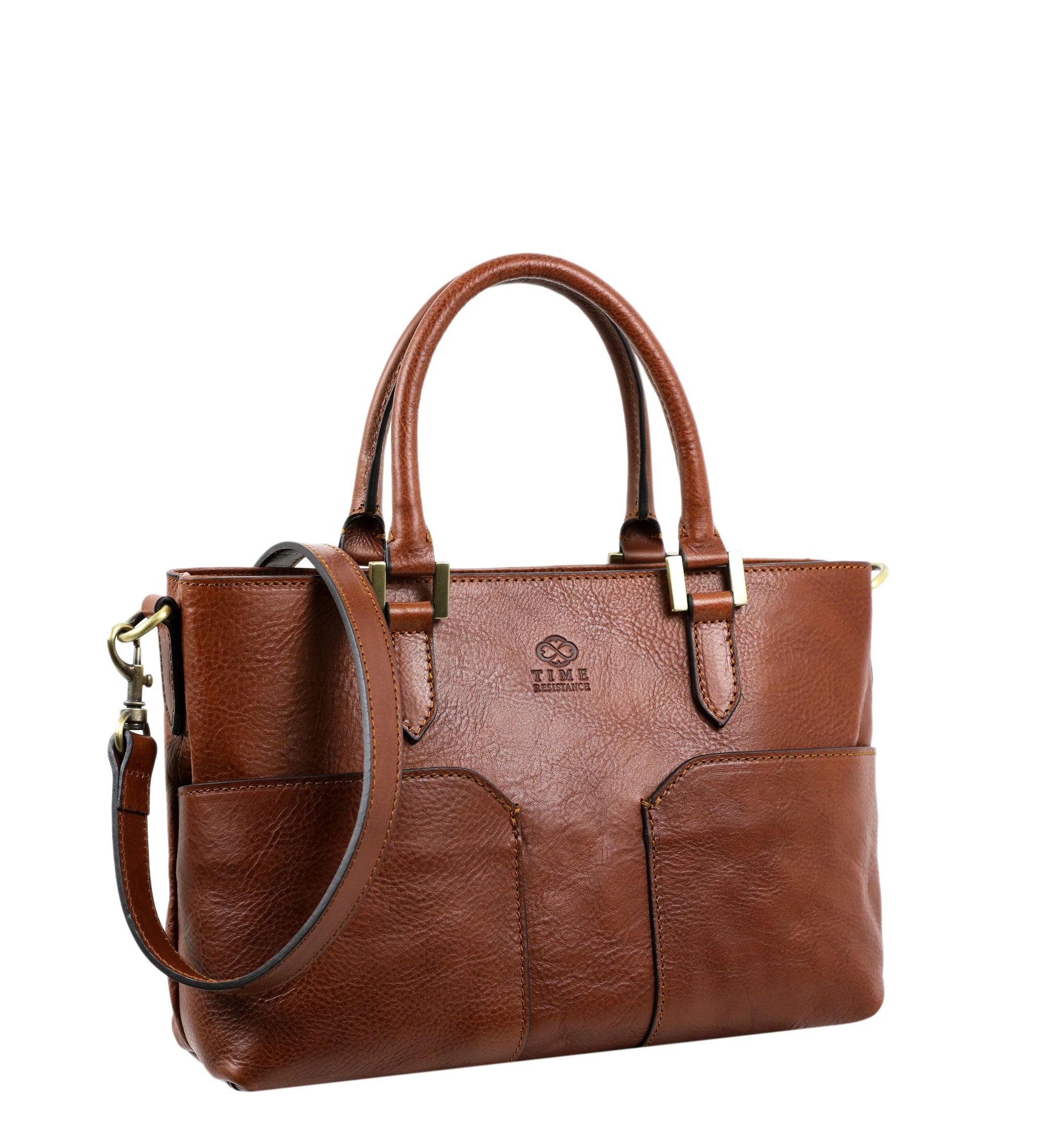 Full Grain Italian Leather Handbag Shoulder Bag - Camilla