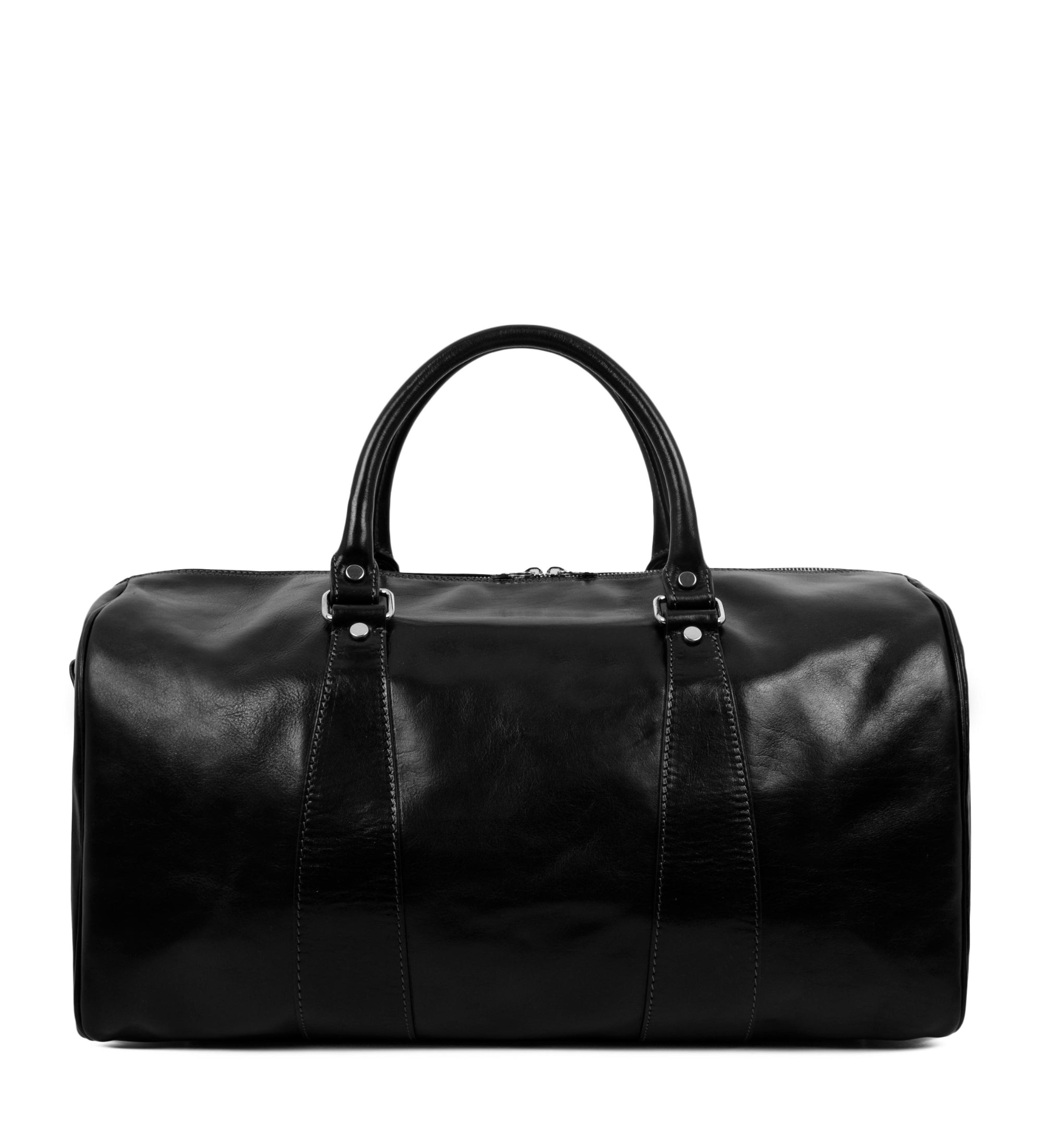 Full Grain Italian Leather Duffel Bag - Wise Children