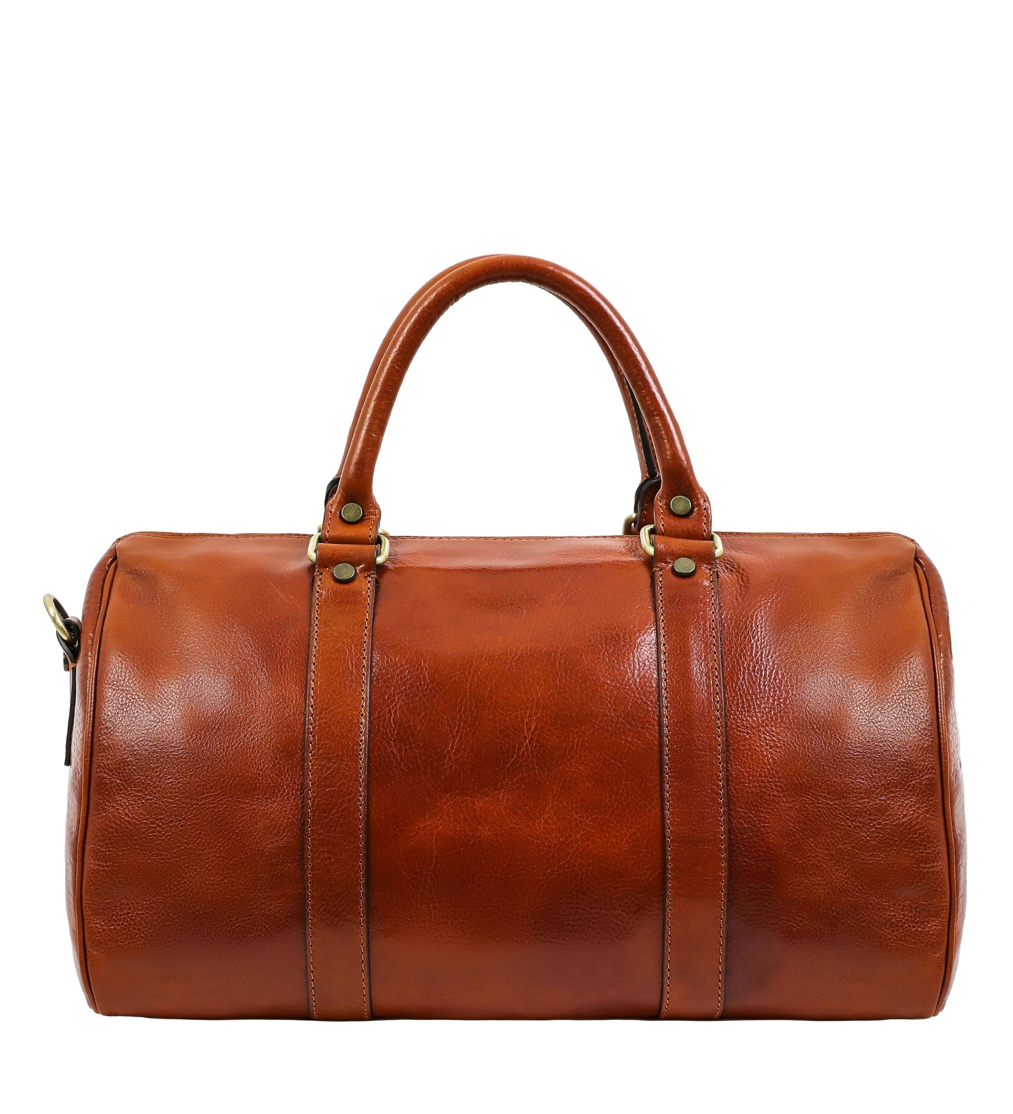 Womens Small Leather Overnight Bag Duffel Bag - The Ambassadors