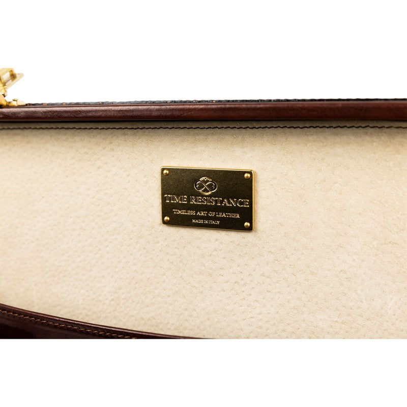 Small Leather Attach Case Briefcase - The House of Mirth