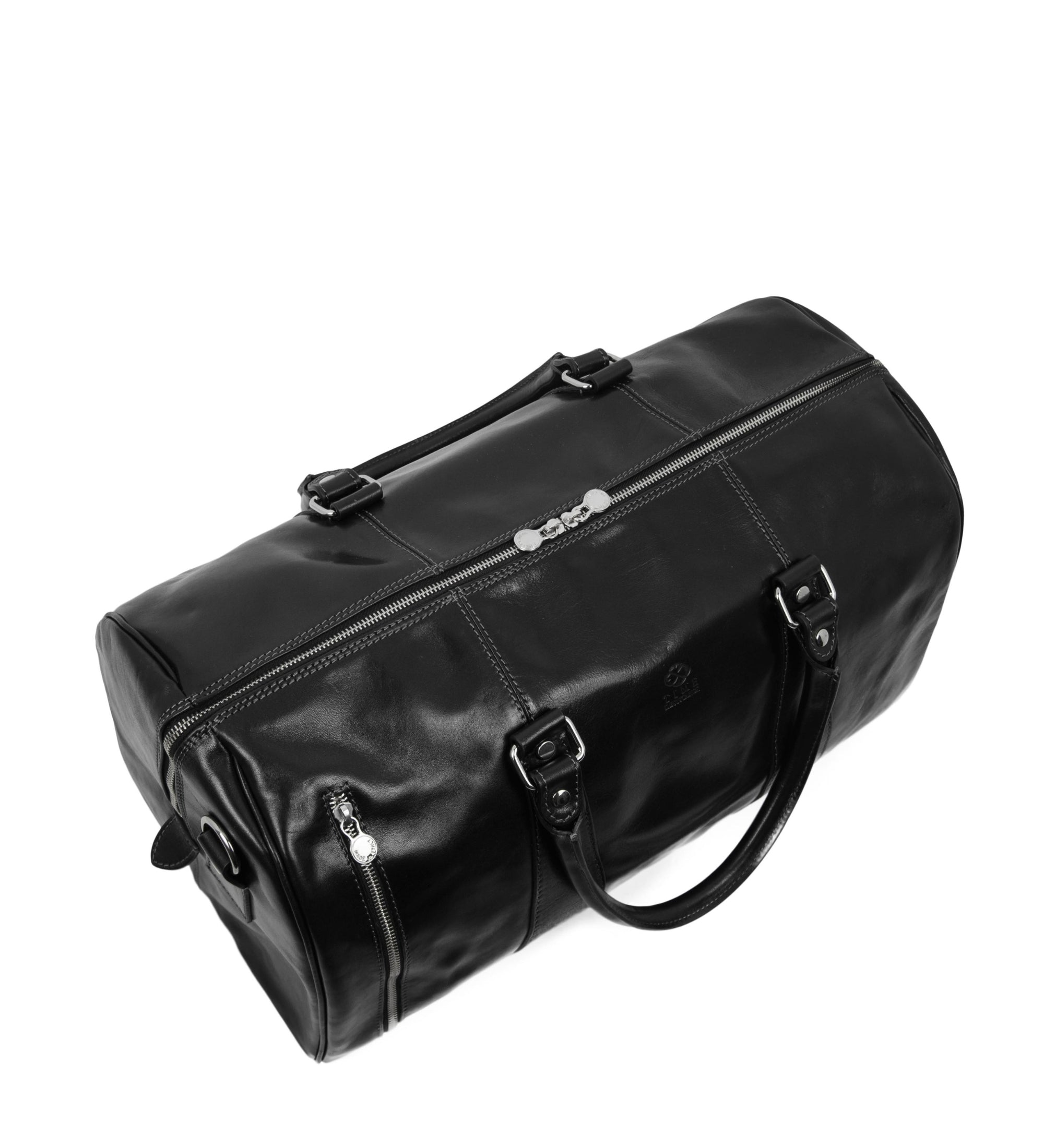 Full Grain Italian Leather Duffel Bag - Wise Children