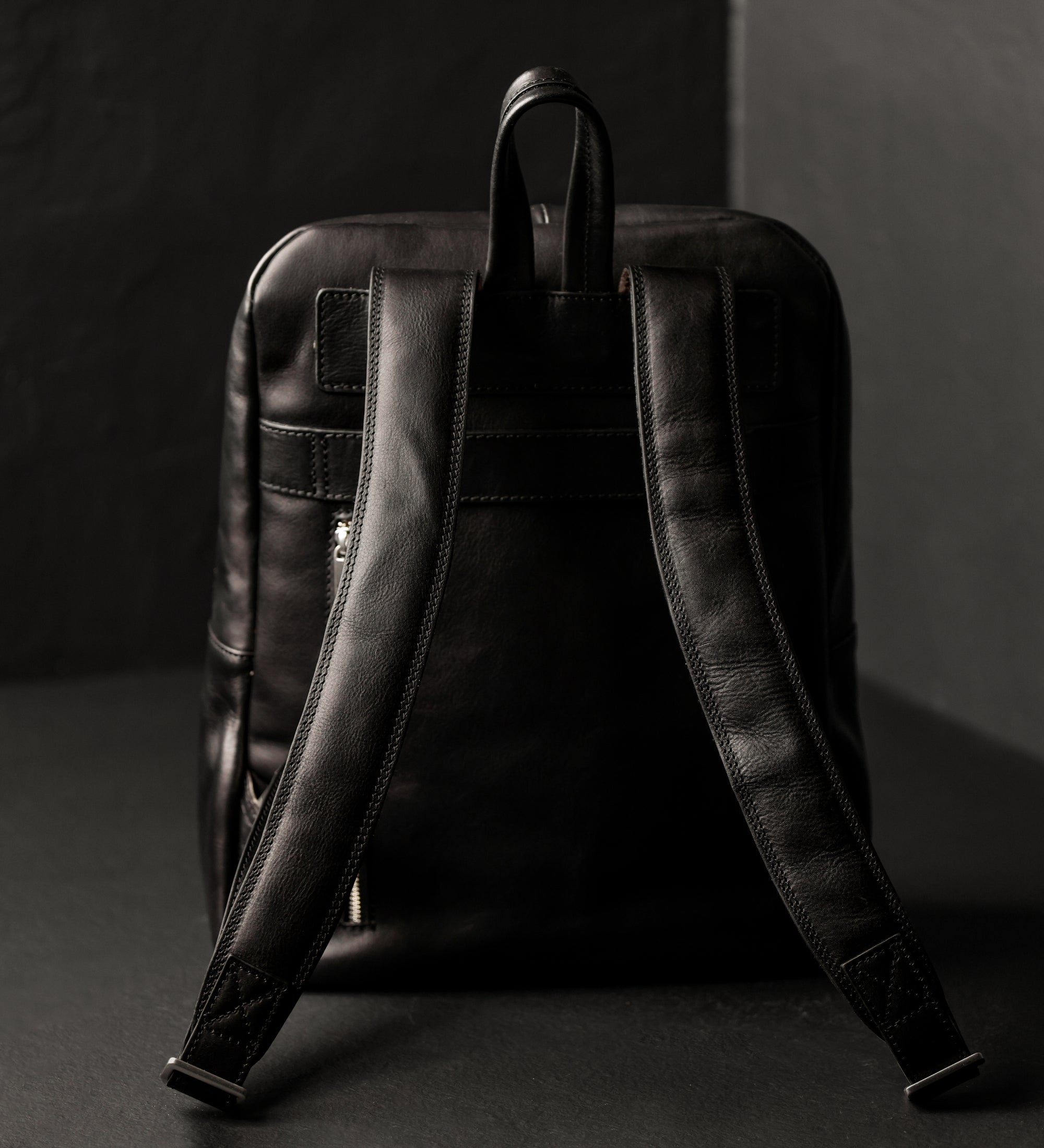 Large Unisex Full Grain Italian Leather Backpack - The Divine Comedy