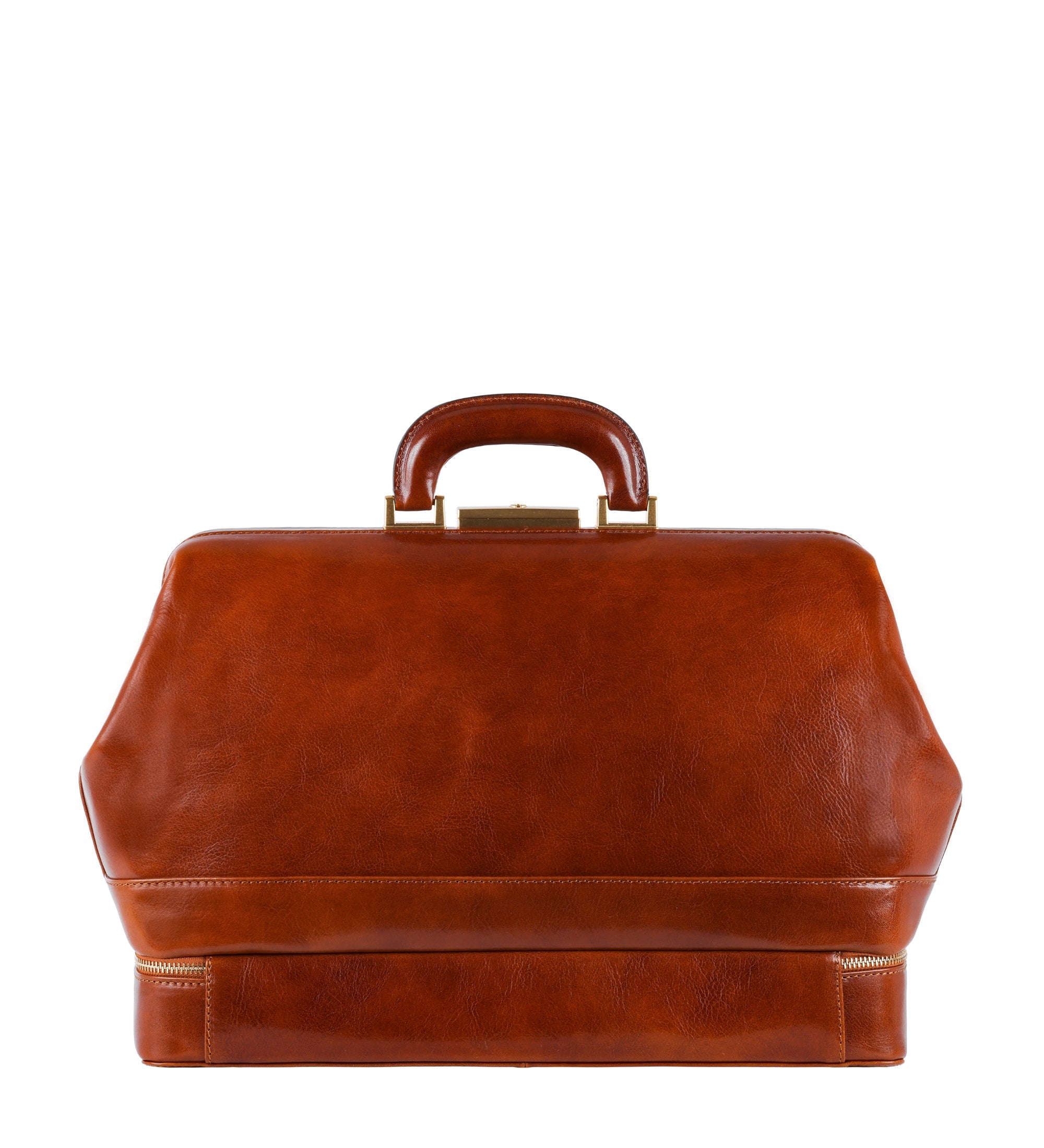 Large Full Grain Italian Leather Doctor Bag - The Master and Margarita