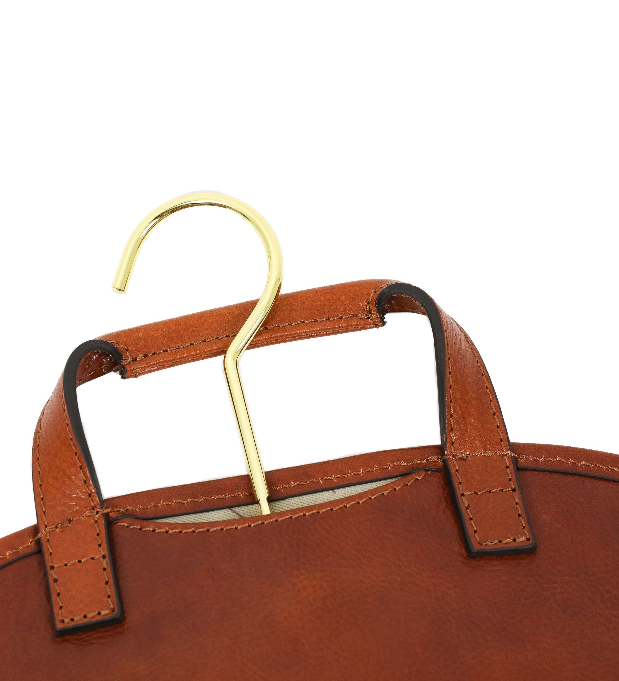 Full Grain Italian Leather Garment / Suit Bag - Travels with Charley