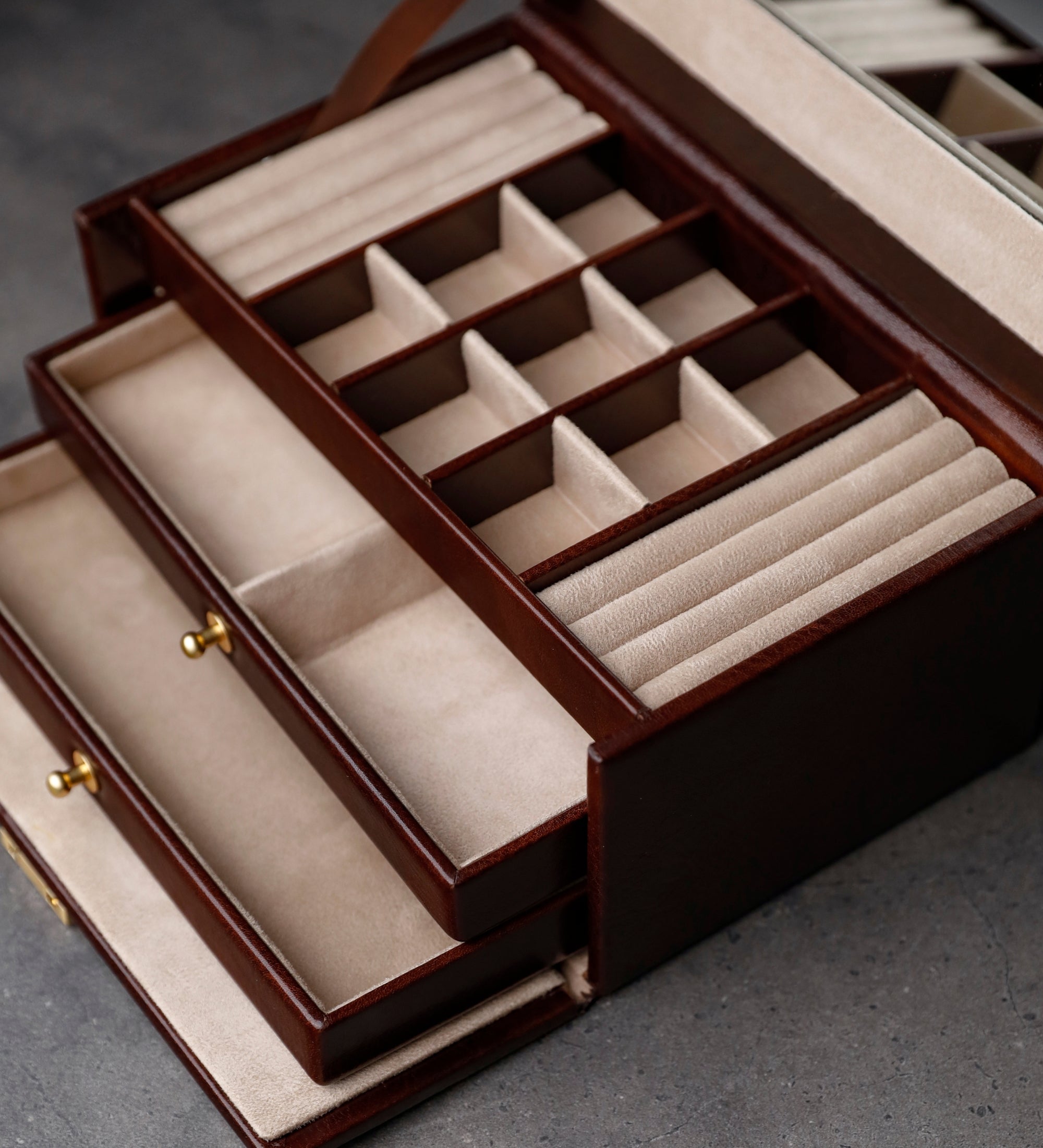 Leather Jewelry Box for Women - Beloved