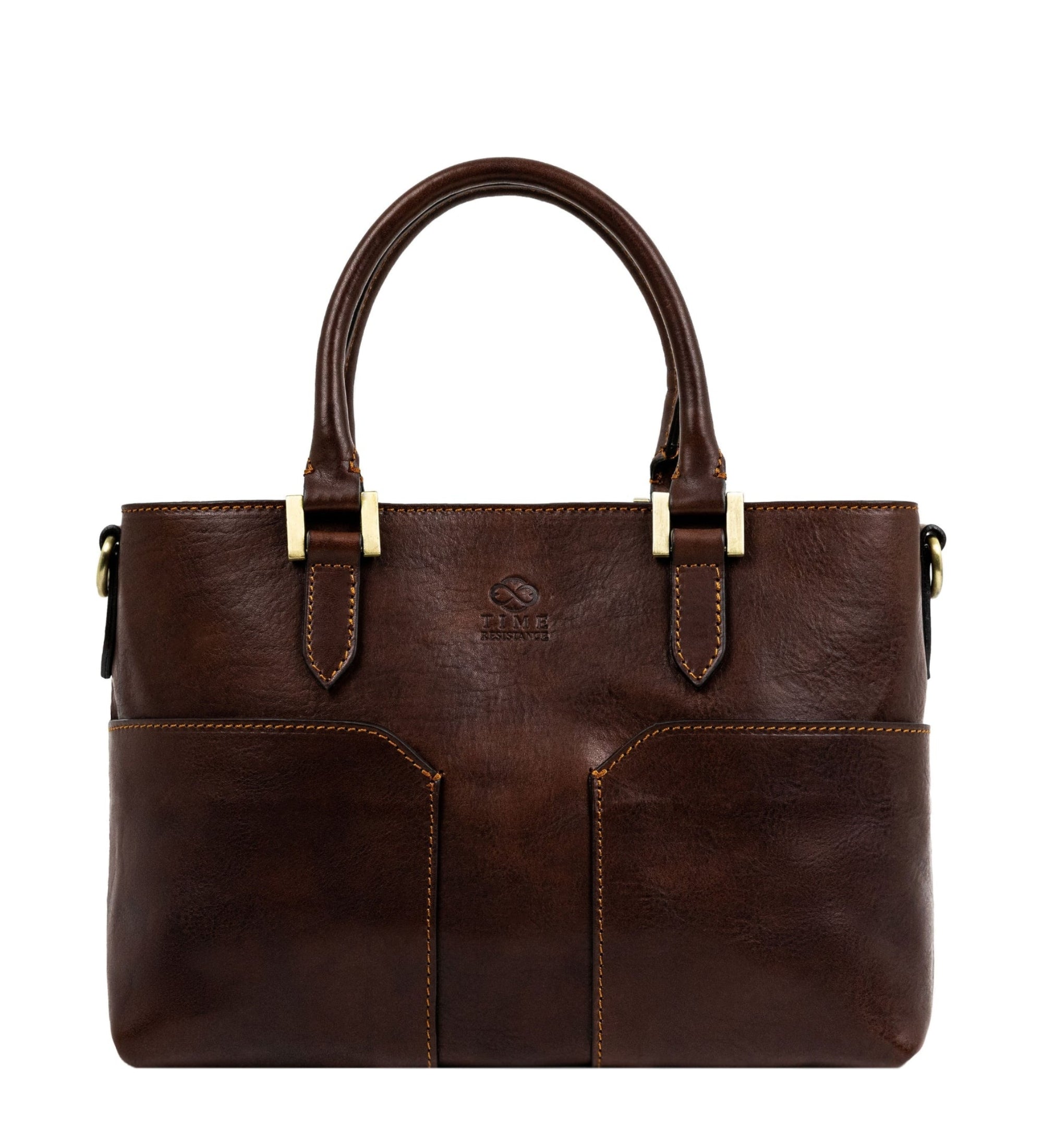 Full Grain Italian Leather Handbag Shoulder Bag - Camilla