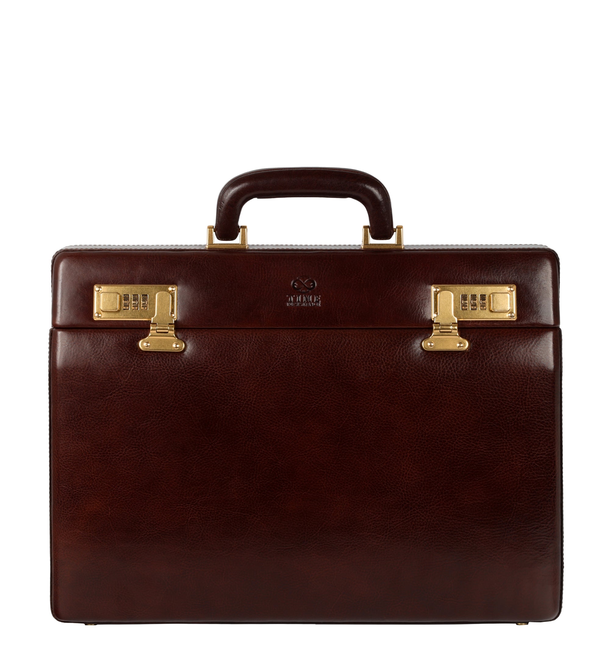 Women's Leather Attaché Case Briefcase - Vendetta