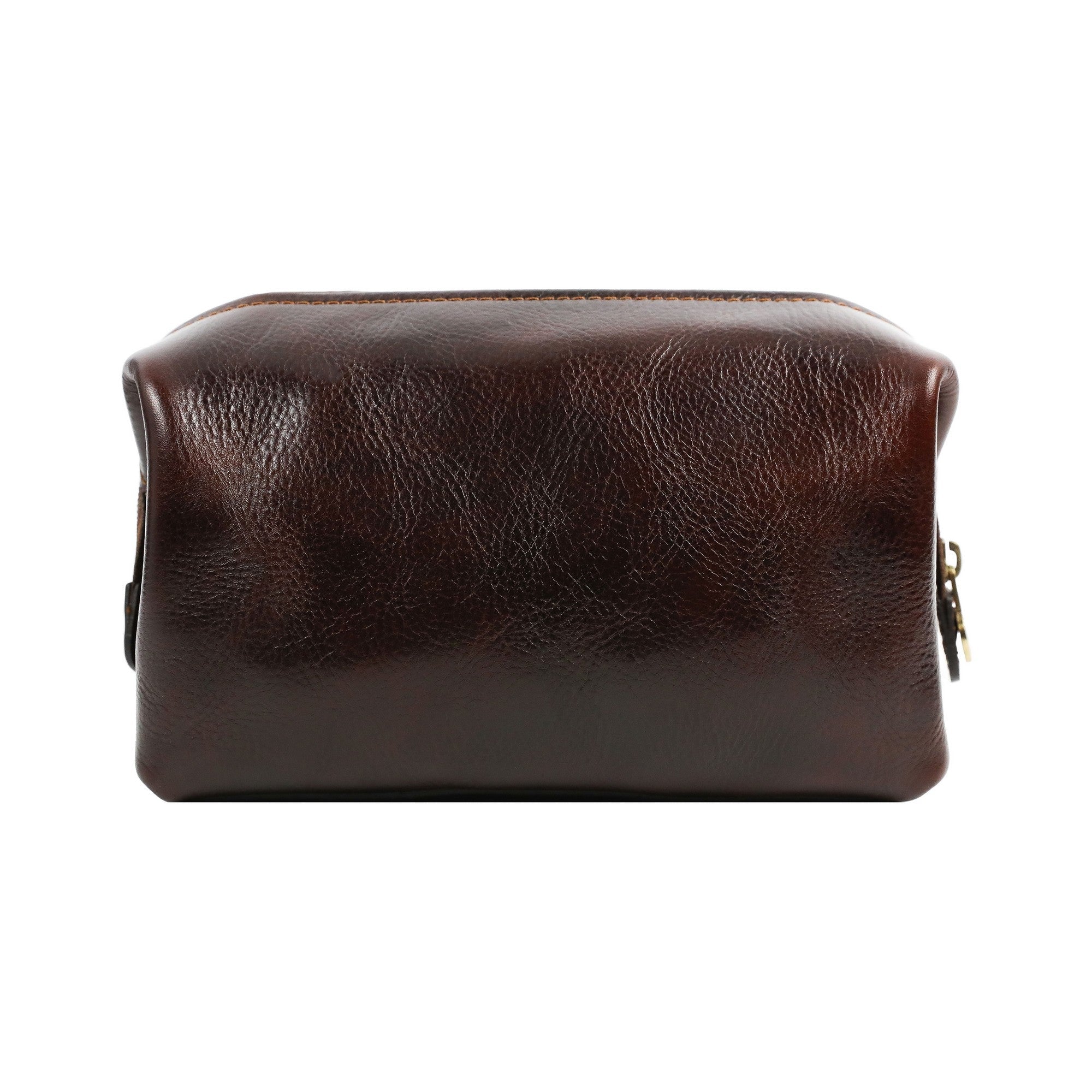 Small Leather Toiletry Bag - Four Past Midnight