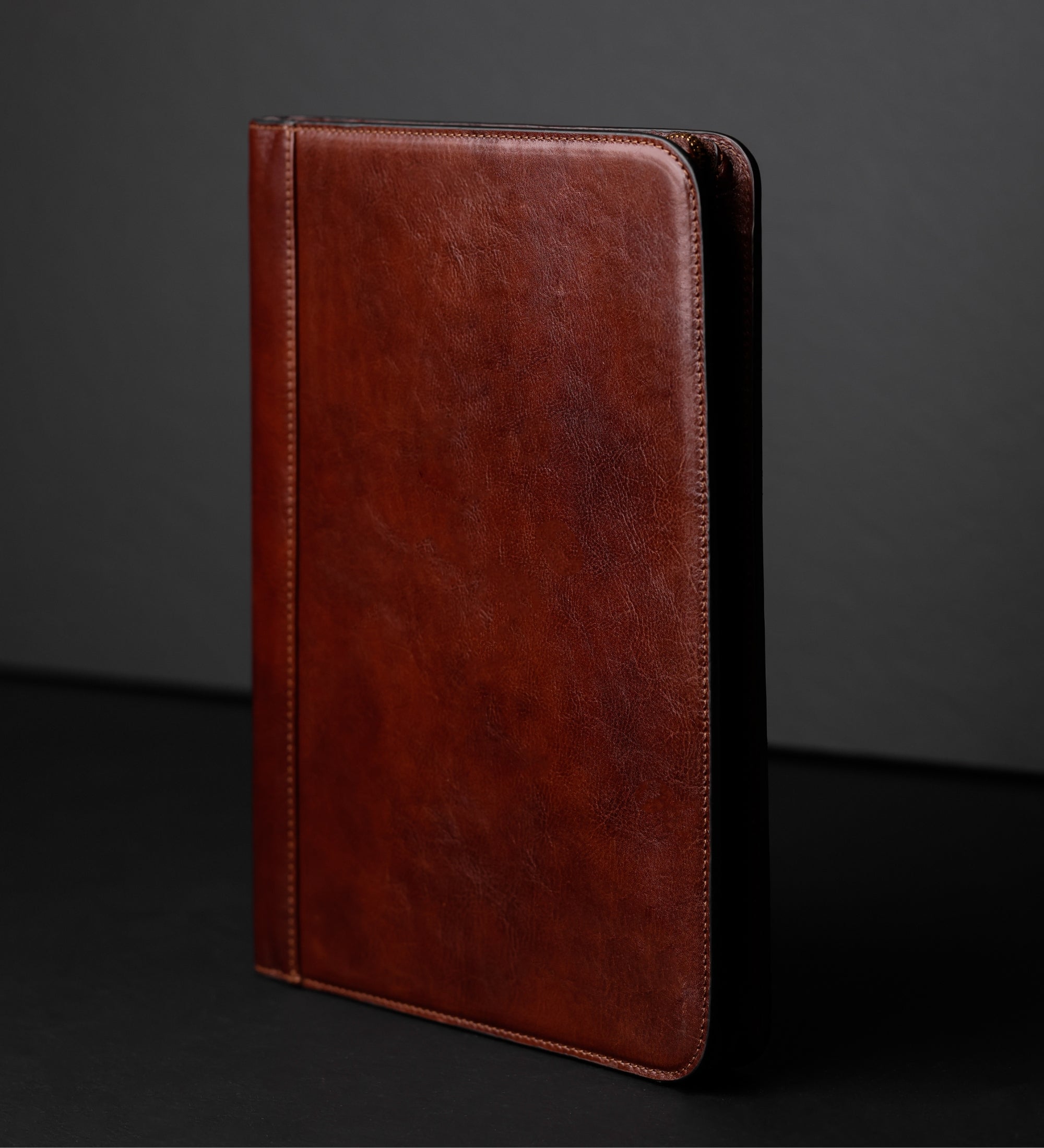 Time Resistance Leather A4 Documents Folder Organizer - Candide