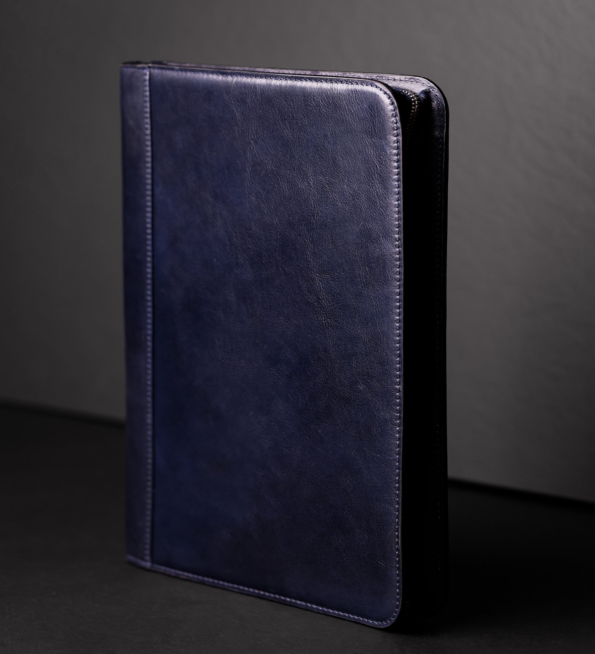 Womens Leather A4 Documents Folder Organizer - Candide
