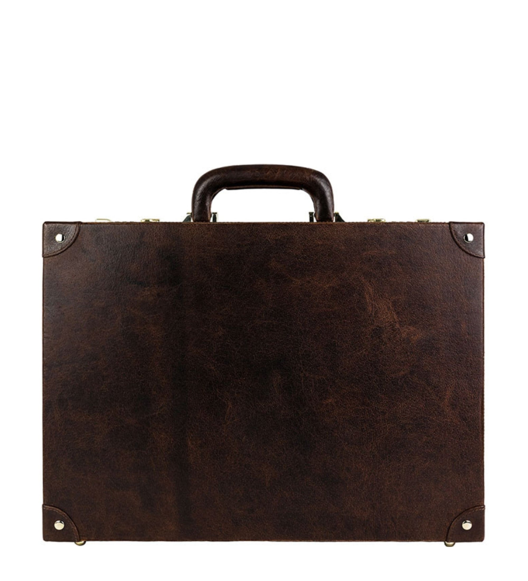 Large Leather Attache Case Briefcase - Parade's End