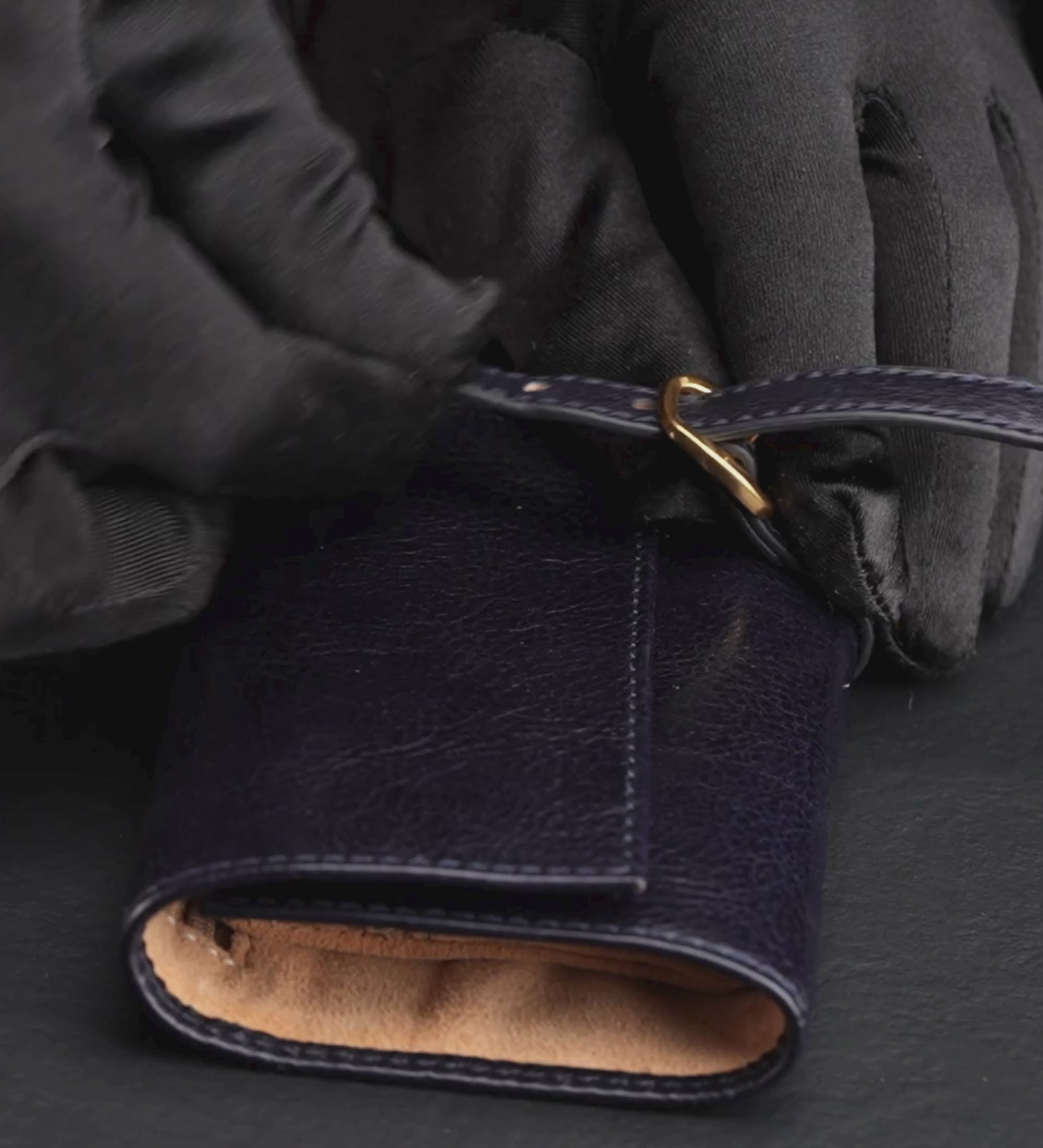 Womens Leather Jewelry Travel Case - Madame Bovary