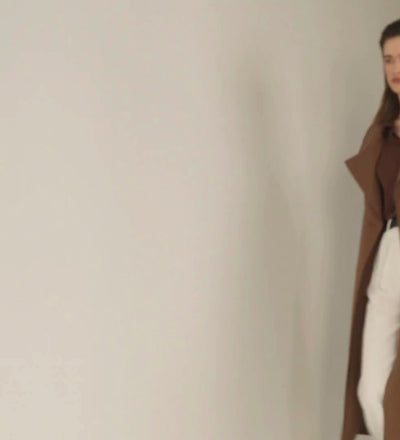 Womens Cognac Brown Matte Leather Travel Bag - Tender Is the Night