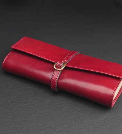 Womens Leather Jewelry Travel Case - Madame Bovary