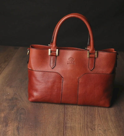 Womens Leather Handbag Shoulder Bag - Camilla