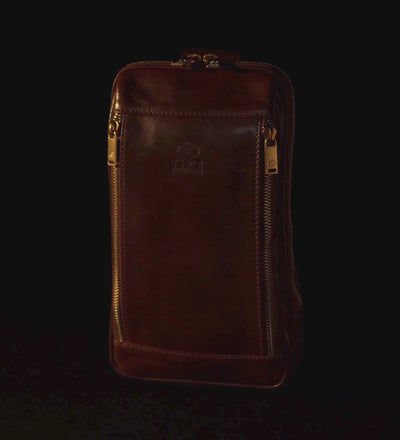 Leather Sling Bag Chest Bag - Kim