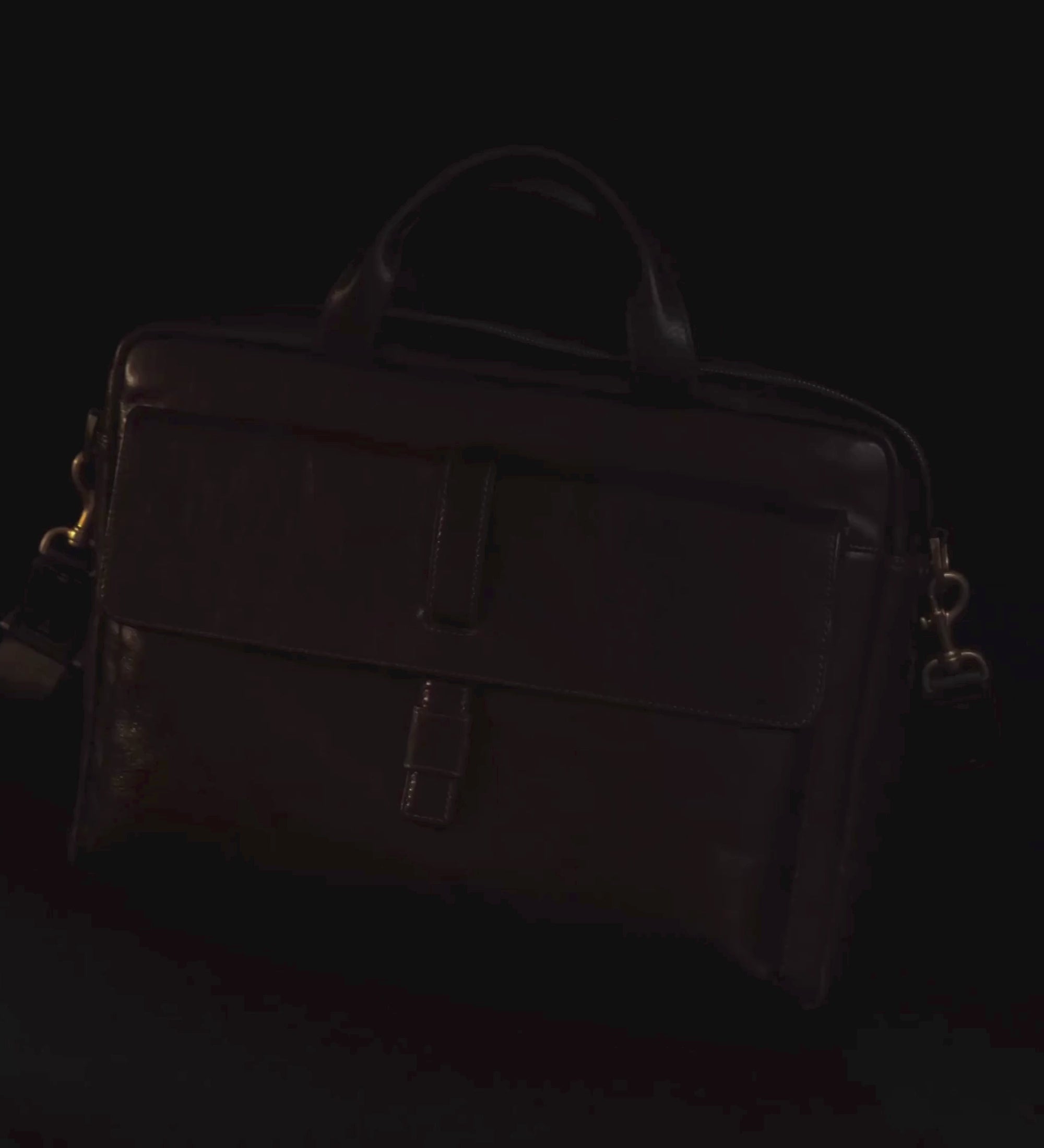 Large Leather Briefcase Laptop Bag for Women - The Chateau
