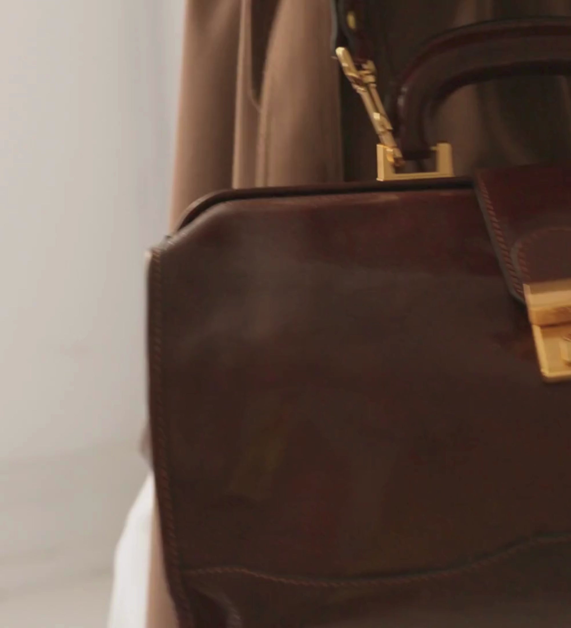 Small Leather Doctor Bag for Women- David Copperfield