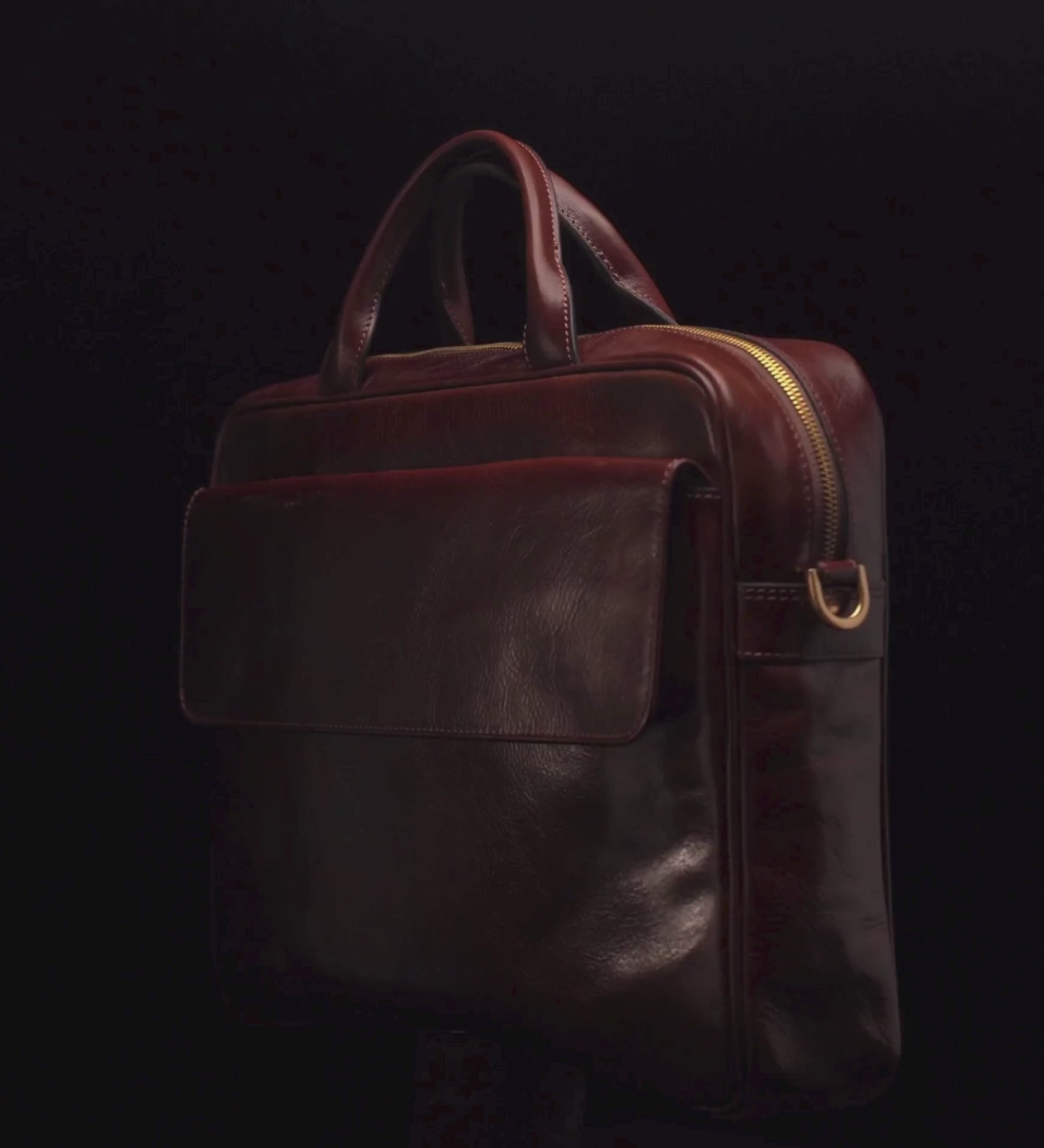 Womens Leather Briefcase Laptop Bag - The Sheltering Sky