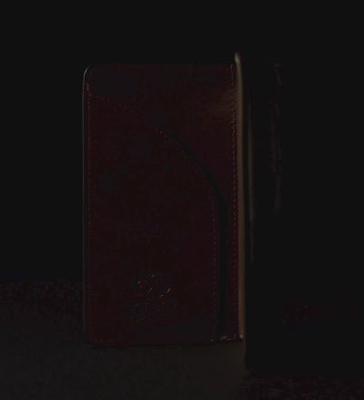 Small Leather Passport Holder for Women - Gulliver's Travels