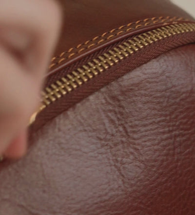 Womens Leather Backpack Travel Bag - The Divine Comedy
