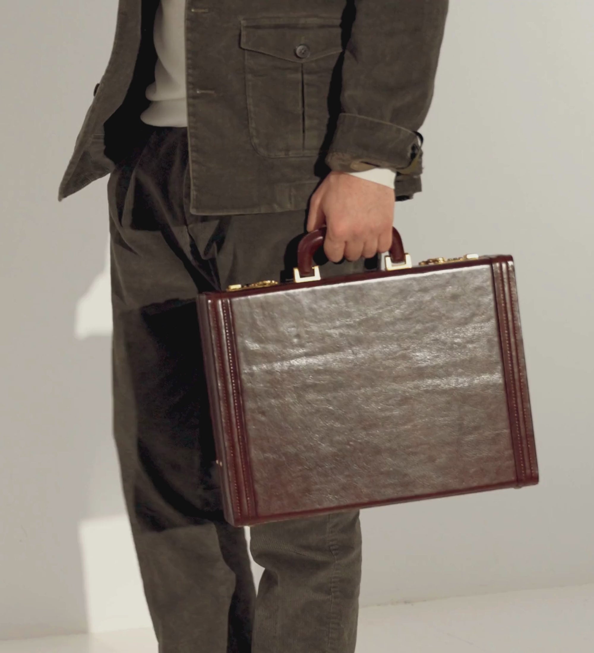 Leather Attaché Case Briefcase - Fatherland