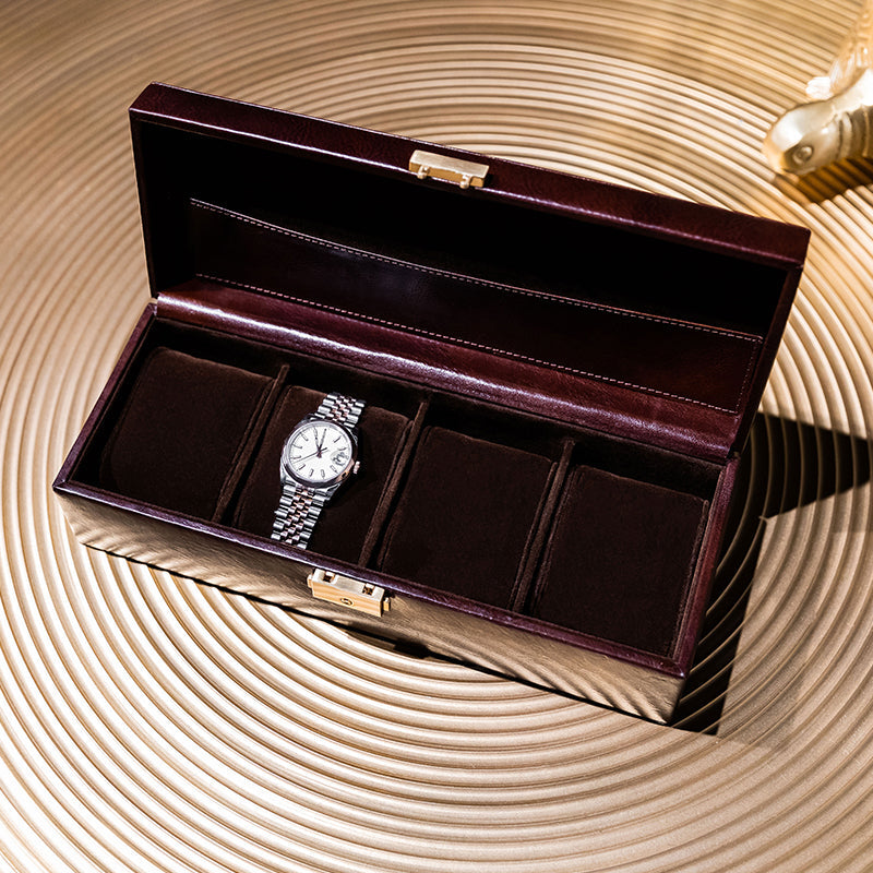 Leather Watch Box, Watch Organiser - Herzog