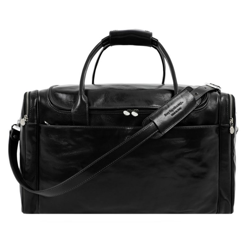 Time Resistance Full Grain Italian Leather Duffel Bag Weekender