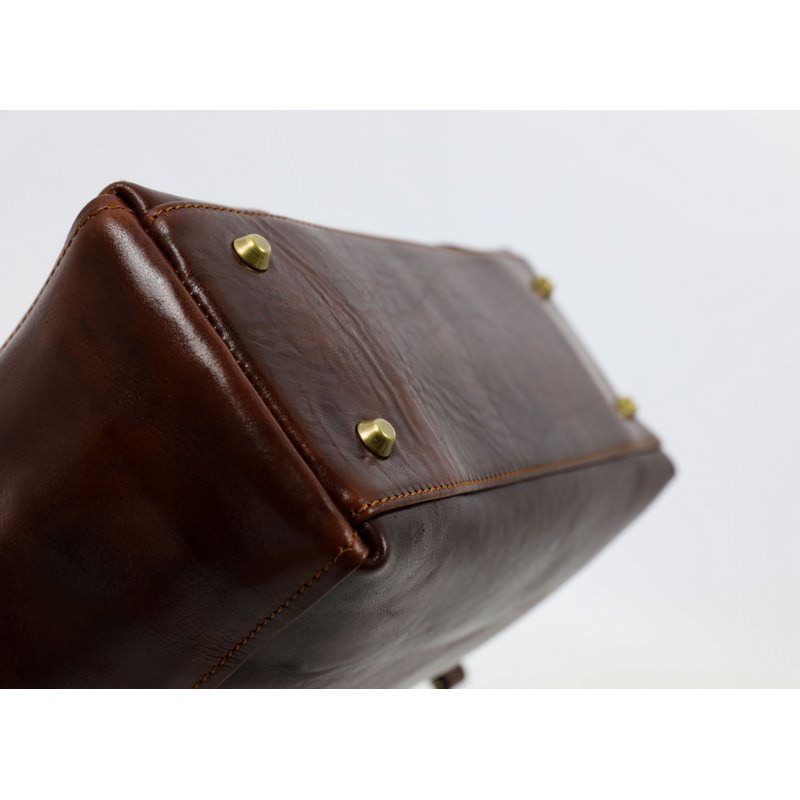 Brown Leather Shoulder Bag Handbag For Women - Main Street – Time Resistance