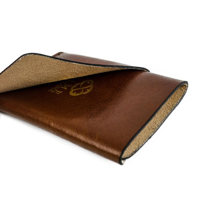 Full Grain Italian Leather Wallet,  Credit Card Holder - Practical magic Time Resistance