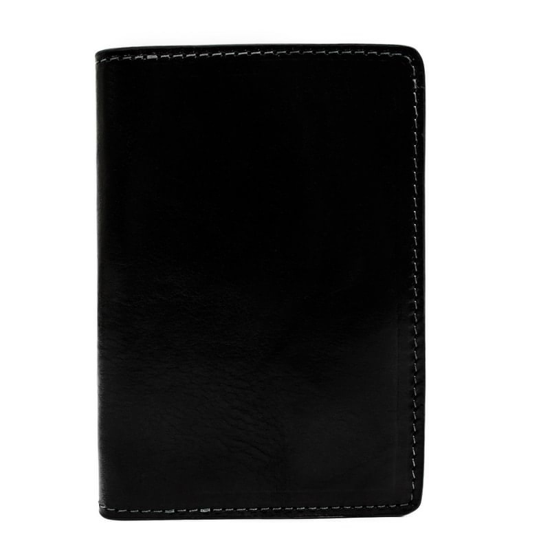 Small Full Grain Italian Leather Passport Holder - Gulliver's Travels Time Resistance