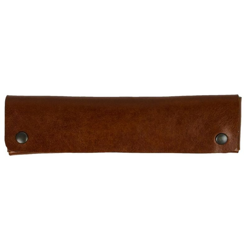 Leather Pen Case Holder - Appointment in Samarra Time Resistance